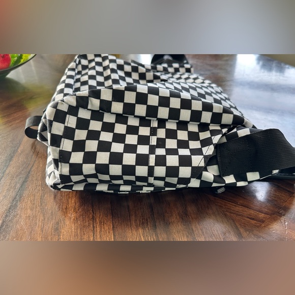 Dickies Checkered Messenger Bag Flap Front Hook & Loop Closure Adjustable Strap - Picture 7 of 16